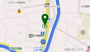 セブンイレブン 南麻布店の地図画像