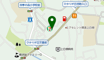 セブンイレブン 横浜上白根町店の地図画像