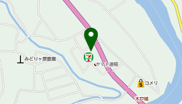 セブンイレブン 明科七貴店の地図画像