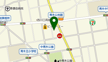 セブン銀行 オーケー川口中青木店 共同出張所の地図画像