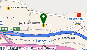 セブン銀行 ロピア八幡東ナフコ店 共同出張所の地図画像