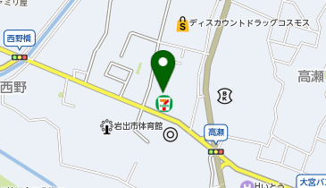 セブンイレブン 岩出市役所前店の地図画像