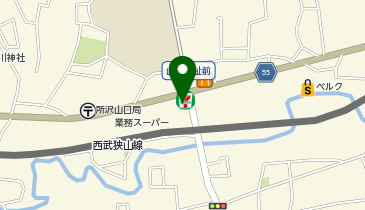 セブンイレブン 所沢下山口店の地図画像