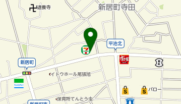 セブンイレブン 尾張旭新居町店の地図画像