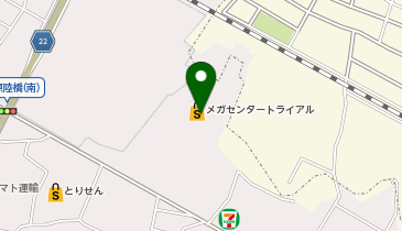 セブン銀行 メガセンタートライアル上里店 共同出張所の地図画像