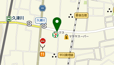 セブンイレブン 城陽平川店の地図画像