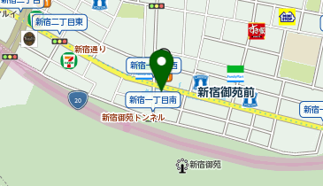 セブンイレブン 新宿御苑駅前店の地図画像