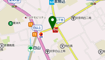 セブンイレブン 文京白山上店の地図画像