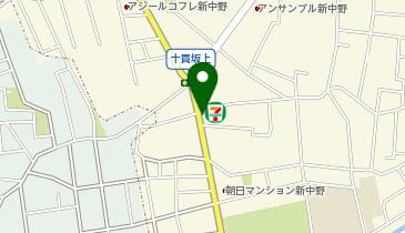 セブンイレブン 中野鍋横店の地図画像