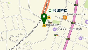 セブン銀行 会津若松駅食品館Pivot 共同出張所の地図画像