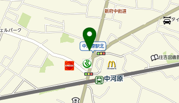 セブンイレブン 中河原駅北店の地図画像