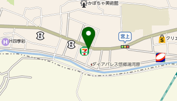 セブンイレブン 湯河原宮上店の地図画像