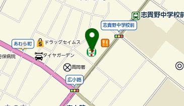 セブンイレブン 高岡広小路店の地図画像