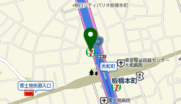 セブンイレブン 板橋本町駅北店の地図画像