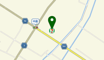 セブンイレブン 中条中倉店の地図画像