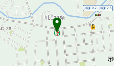 セブンイレブン 札幌川沿12条店の地図画像