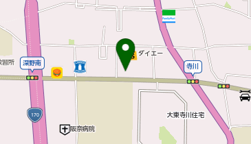 セブンイレブン 大東市寺川3丁目店の地図画像