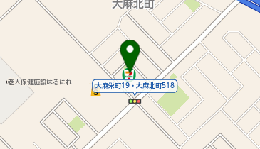 セブンイレブン 江別大麻北町店の地図画像