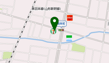 セブンイレブン 山形南栄町2丁目店の地図画像
