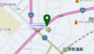 セブンイレブン えびの京町温泉店の地図画像