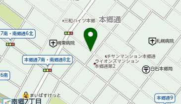 セブンイレブン 札幌本郷通8丁目南店の地図画像