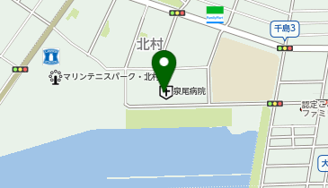 セブン銀行 済生会泉尾病院 共同出張所の地図画像