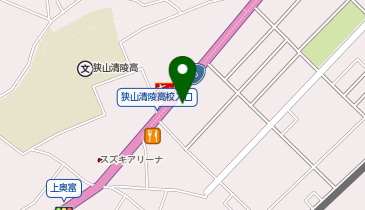 セブン銀行 ベイシアTown新狭山店 共同出張所の地図画像