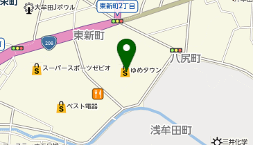 セブン銀行 ゆめタウン大牟田 共同出張所の地図画像