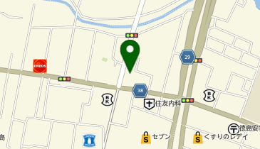 セブンイレブン 徳島安宅2丁目店の地図画像
