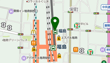 セブン銀行 福島駅西口Pivot 共同出張所の地図画像
