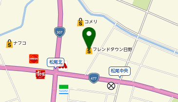 セブン銀行 フレンドマート日野店 共同出張所の地図画像