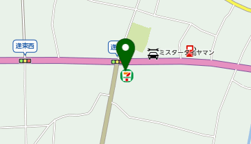 セブンイレブン 琴浦逢束店の地図画像