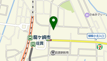 セブンイレブン 龍ケ崎市駅前店の地図画像