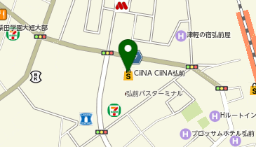 セブン銀行 CiiNA CiiNA(シーナシーナ)弘前 共同出張所の地図画像