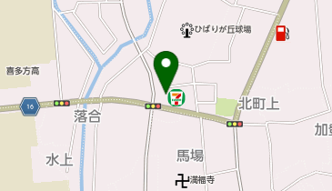 セブンイレブン 喜多方北町店の地図画像