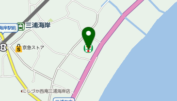 セブンイレブン 三浦海岸店の地図画像