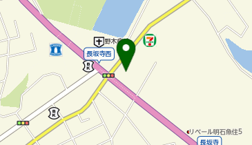 セブンイレブン 明石魚住長坂寺店の地図画像