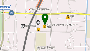 セブン銀行 イズミヤショッピングセンター長岡 共同出張所の地図画像