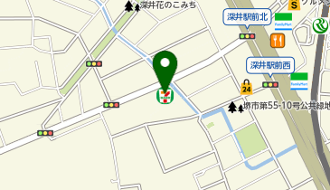 セブンイレブン 堺深井清水町店の地図画像