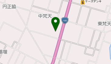 セブンイレブン 由利本荘中梵天店の地図画像
