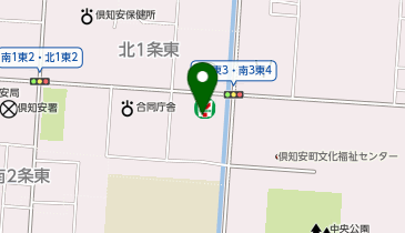 セブンイレブン 倶知安役場前店の地図画像