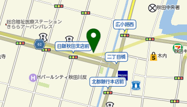 セブン銀行 ファミリーマート ENホテル秋田/S店 共同出張所の地図画像