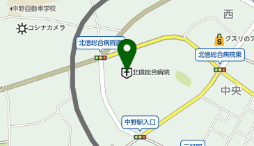 セブンイレブン KOYO北信総合病院店の地図画像
