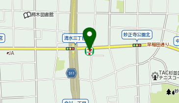セブンイレブン 杉並清水3丁目店の地図画像