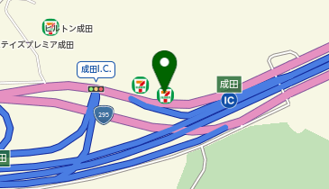 セブンイレブン 成田インター店の地図画像