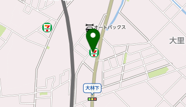 セブンイレブン 越谷大里東店の地図画像