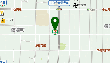 セブンイレブン 智恵光院上長者町店の地図画像