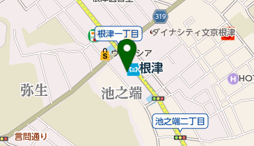 キッチンオリジン 根津店の地図画像