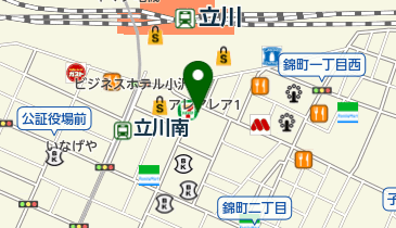 キッチンオリジン 立川店の地図画像