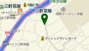 キッチンオリジン 三軒茶屋店の地図画像